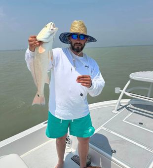 Catching redfish on South Padre Island!